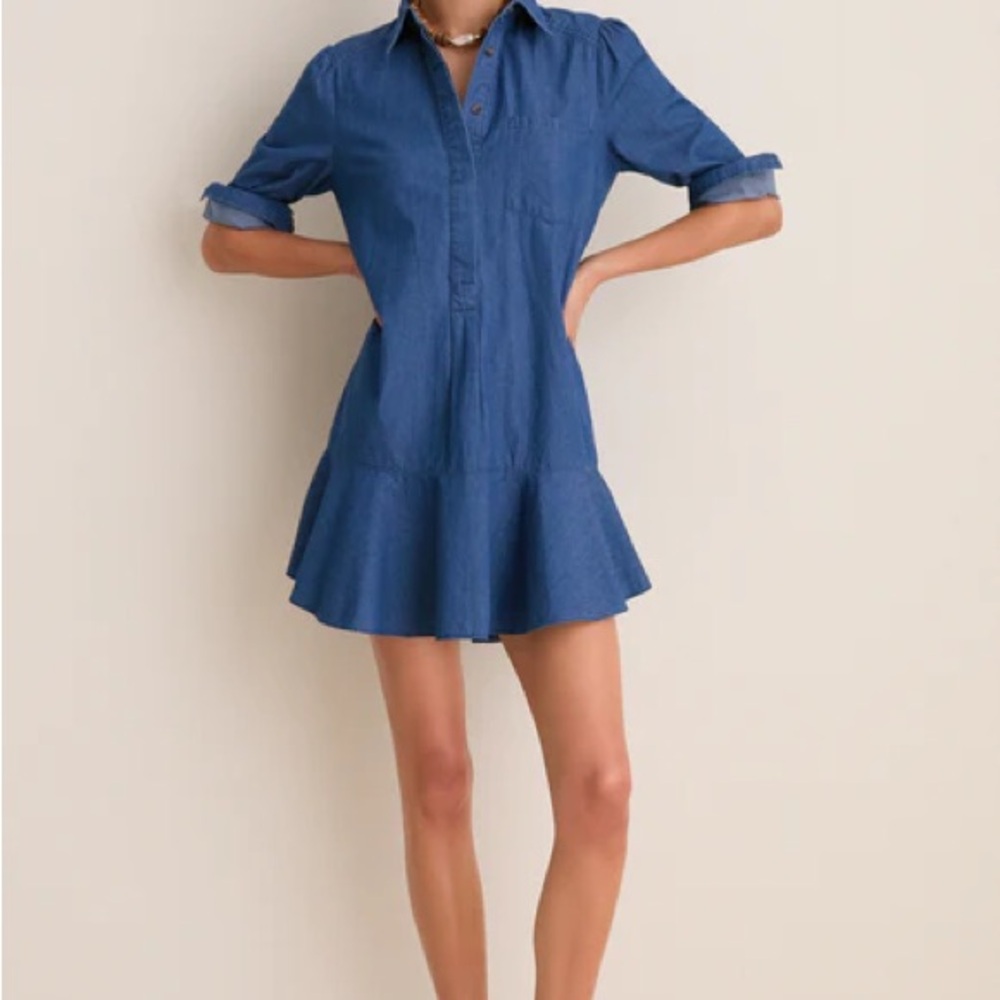 Tuckernuck Lightweight Denim Callahan Shirt Dress - Size XS
